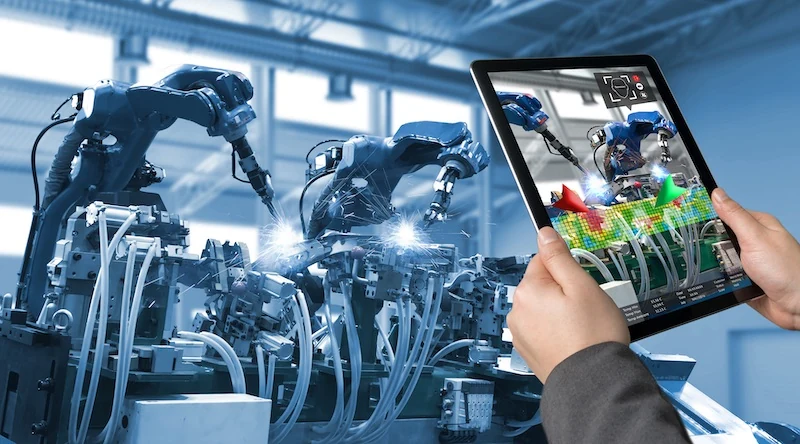 Gemelo digital y visualización de una planta